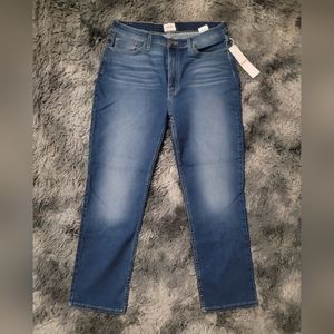 Hudson Blair High Rise Straight Crop Jeans